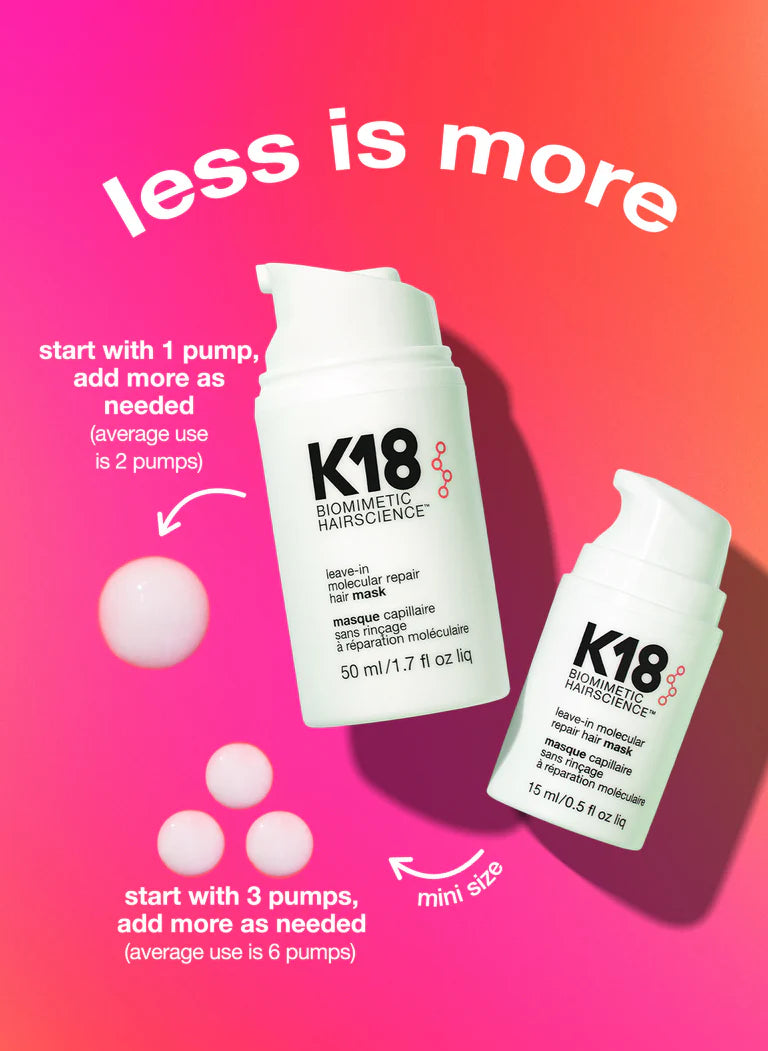 K18 Biomimetic Hairscience Leave-In Molecular Repair Hair Mask (1.7 oz)