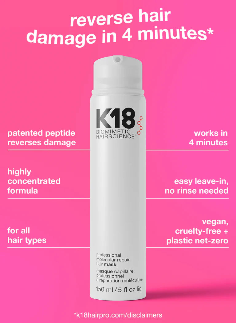 K18 Biomimetic Hairscience Leave-in Molecular Repair Hair Mask (5 oz)